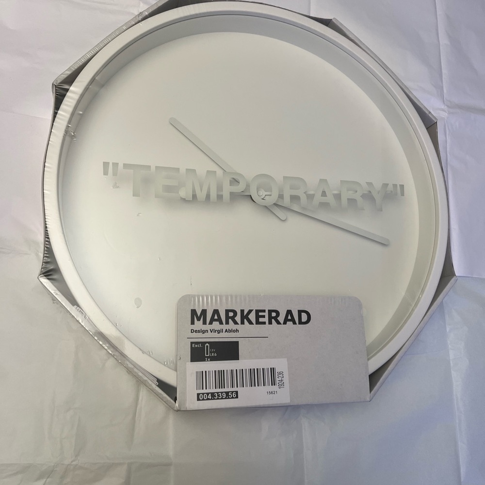Off white clock from ikea - Picture 2 of 3